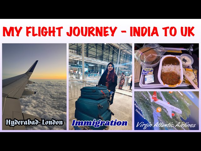 My flight journey from INDIA to UK | Virgin Atlantic Airlines | #uk  #virginatlantic #ukimmigration