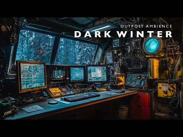 Dark Winter Outpost | Mysterious Ambient Music for Focus and Sleep