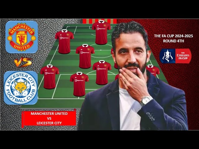 MANCHESTER UNITED VS LEICESTER CITY ~ MAN UNITED Best Potential Lineup THE FA CUP FOURTH ROUND 24/25