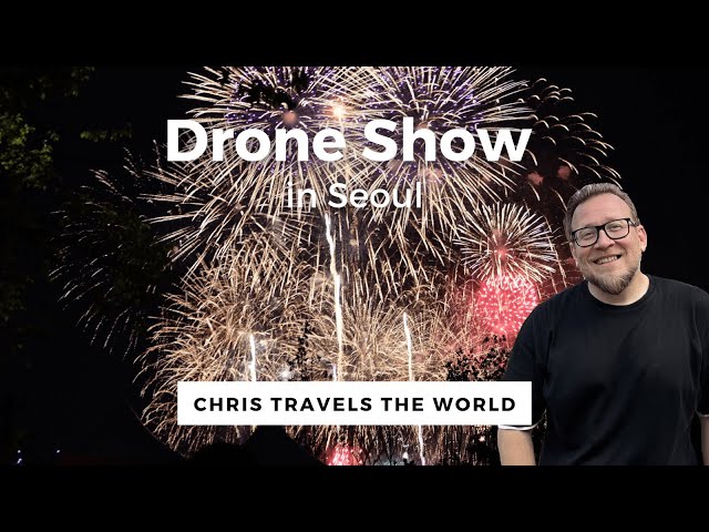 Drone Show at Hangang River in Seoul