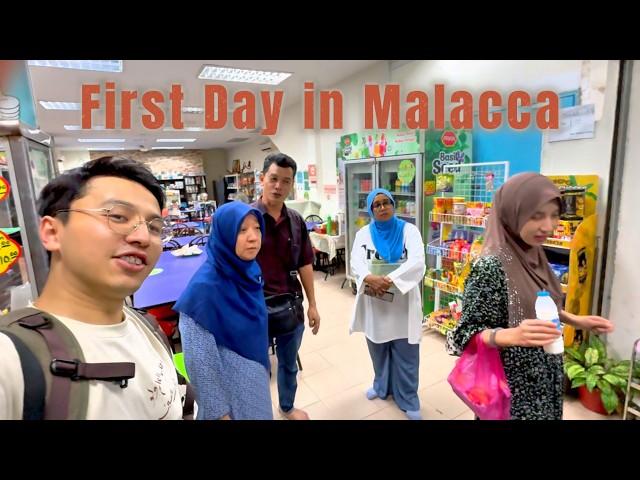 Finally my family came to Malacca!