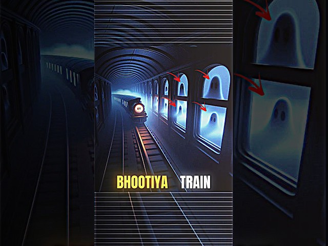 Bhootiya train 🤯😨☠️ #shorts #ai #story #bhoot #shortvideo #kahani