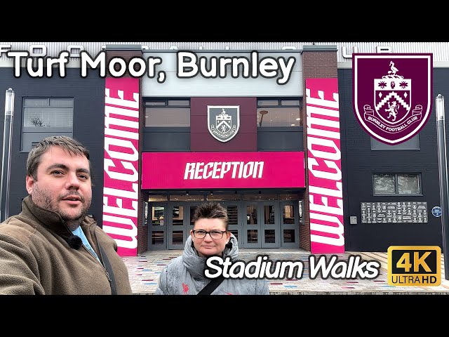 Walking to Turf Moor Football Ground and Burnley Town Centre