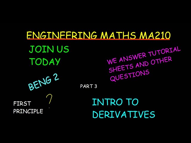 ENGINEERING MATHS PART 3 L1 EXAM QUESTIONS