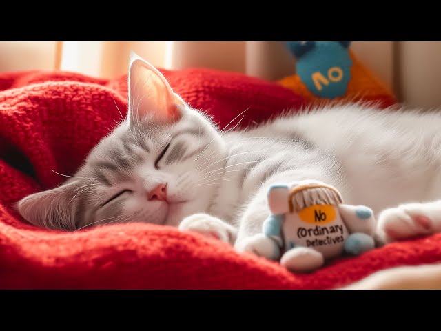 12 Hours Music For Cat to Fall Into Deep Sleep 💤 Stress Relief ♬ Heal Stress Piano For Cat Soothing