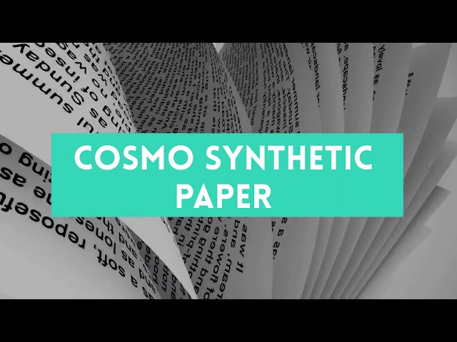 Cosmo Synthetic Paper - Paper that is Non-Tearable | Recyclable