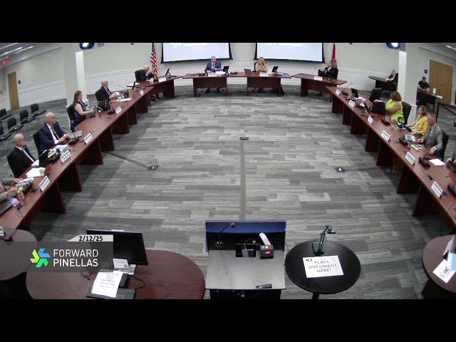 Forward Pinellas Board Meeting 2-12-25