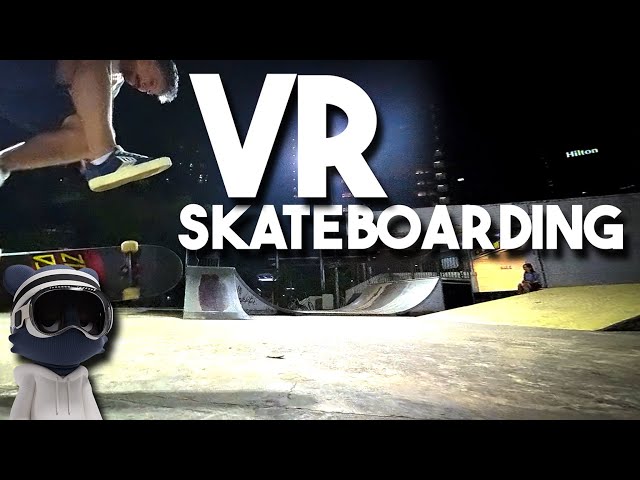 Immersive VR Skateboarding Experience #vr #skateboarding #insta360