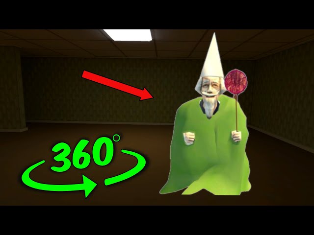 Green Wizard Gnome Chase You But It's 360 degree VR video