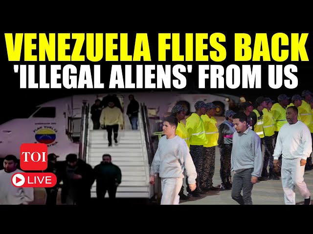 LIVE | First Batch Of Venezuelan 'Illegal Aliens' Deported From US | 190 Immigrants Brought Back