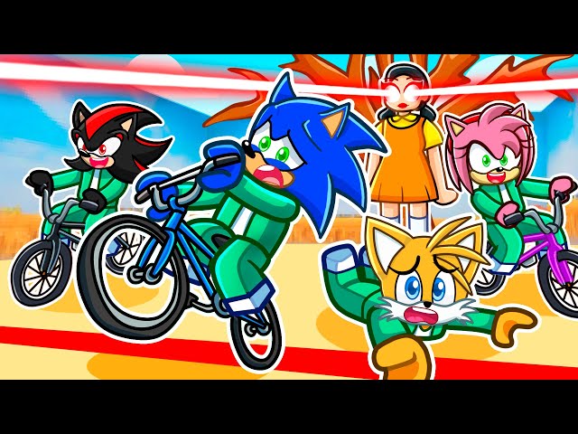 Sonic Plays Squid Game but on A Bike With His FRIENDS...