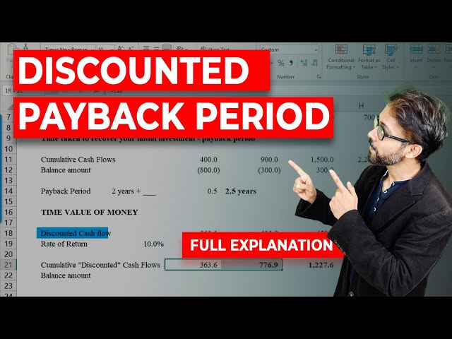 Discounted Payback Period - Basics, Formula, How to Calculate? (Step by Step)