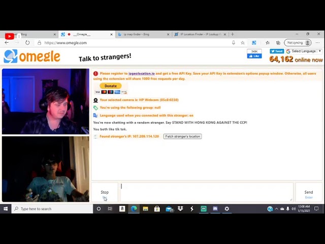 trolling people on omegle tv