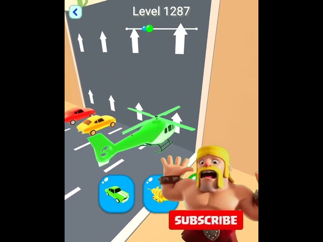 Shape-Shifting 2 GAMEPLAY Level No #1287 Walkthrough - New Update Car Racing #Shorts #ShapeShifting