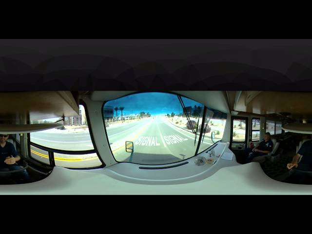 Class A RV / motorhome driving lesson (360 degree video)