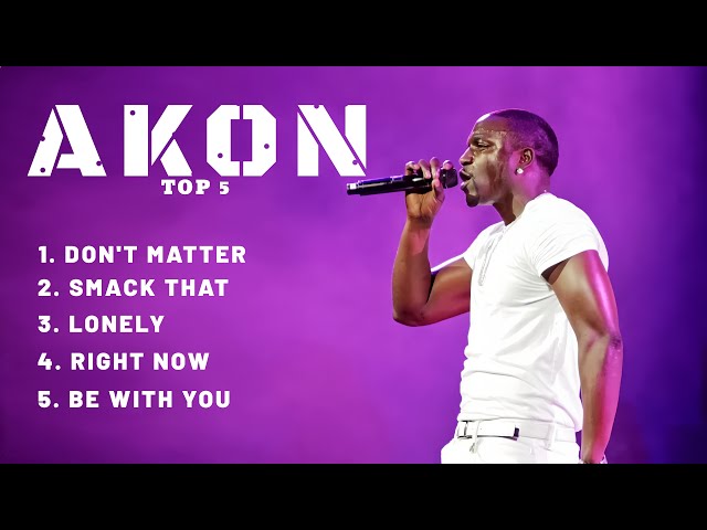 "Top 5 Timeless Akon Hits That Defined the 2000s!"