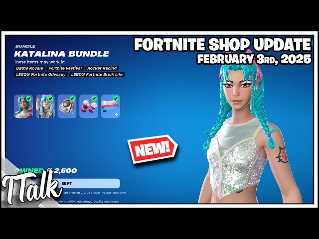 SYMBIOTES ARE BACK & KATALINA IS HERE! Fortnite Item Shop [February 3rd, 2025] (Fortnite Chapter 6)