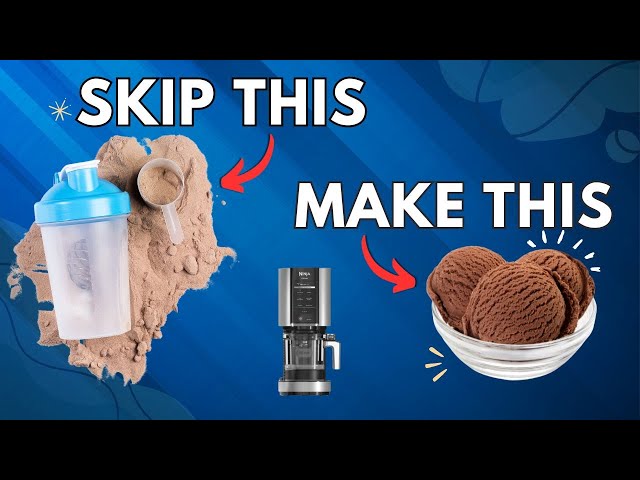 Super Easy Chocolate Protein Ice Cream (60+ Grams of Protein) | #ninjacreami