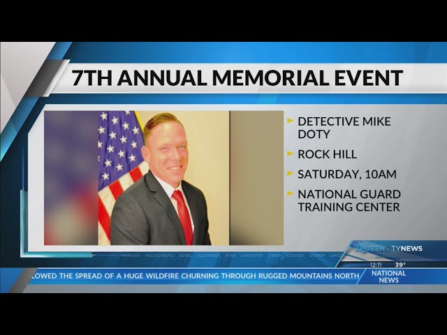 Annual memorial event honors fallen York County Detective