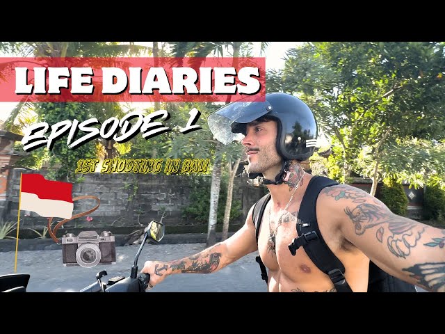 Life Diaries - 1st photo shoot in Bali / A day in the life of a content creator