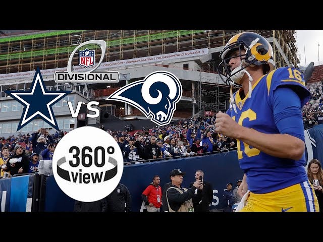 Cowboys vs. Rams Divisional Round All-Access in 360º | 2018 NFL Playoffs