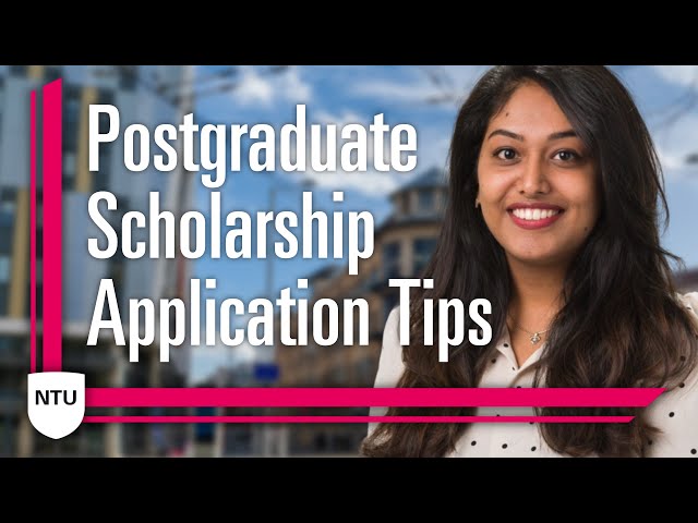 Must-know Postgraduate Scholarship Application Tips | Nottingham Trent University