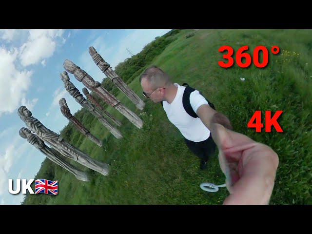 Wat Tyler Centre in 360°  4K. Country Park, Pitsea, Basildon, Essex. Uk