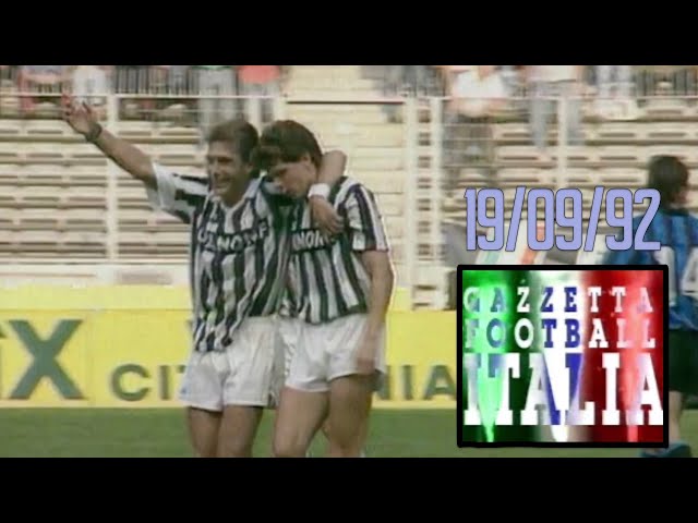 Juventus v Atalanta ALL the Goals 19th Sept 1992 FULL Highlights | Gazzetta Football Italia Rewind