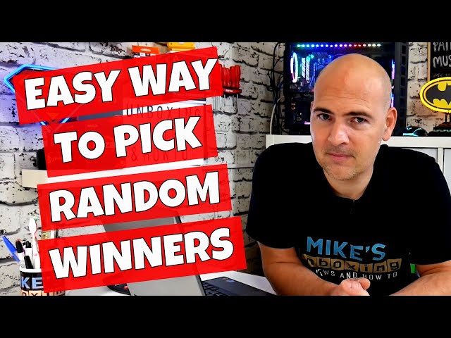 EASY Way To Pick Random Winners In Youtube Facebook & Instagram