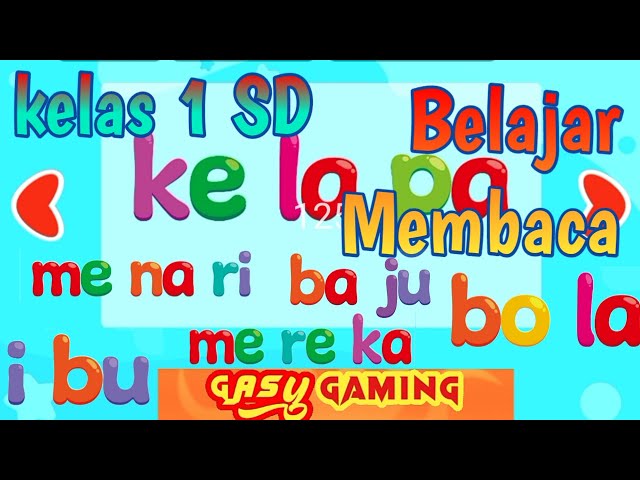 BELAJAR MEMBACA UNTUK PAUD, TK DAN KELAS 1 NO COPYRIGHT #belajarmembaca #belajarmembacapemula