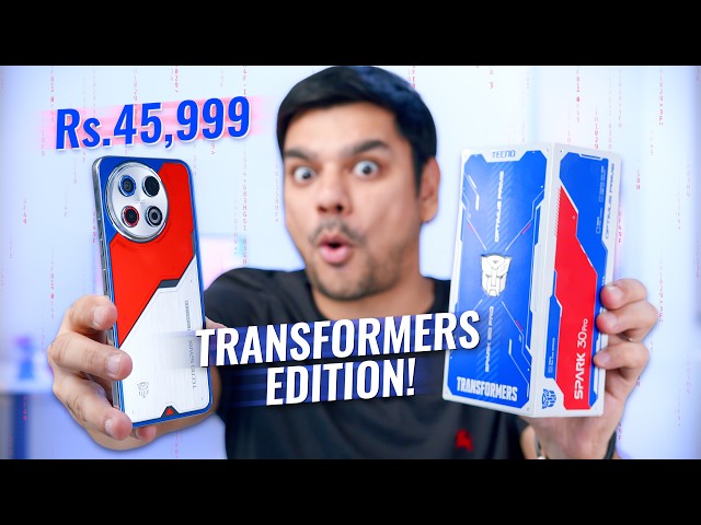 Tecno Spark 30 Pro TRANSFORMERS EDITION Unboxing: Best Gaming Phone under Rs.50k?