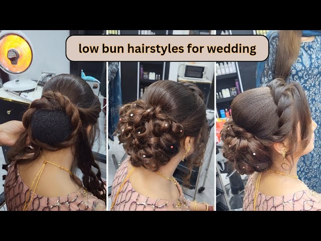 Elegant Low Bun Hairstyle Tutorial | Perfect Wedding Hair Ideas for Brides