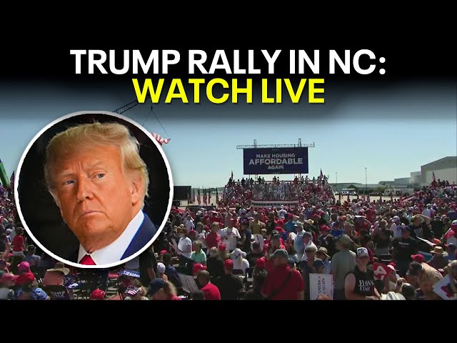 LIVE: Donald Trump Rally in NC | FOX 4