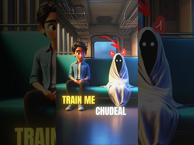 Train में चुड़ैल 🤯👹#shorts #ai #story #bhoot #shortvideo #kahani #ai #horrorfiction