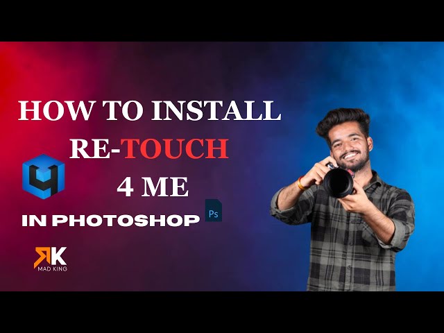 HOW TO INSTALL RE-TOUCH 4 ME PLUG-IN IN PHOTOSHOP ||#photoshop