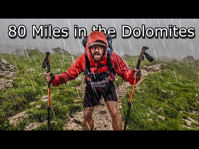 Solo Hiking 80 Miles in the Italian Dolomites