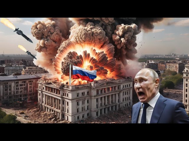 HAPPENING TODAY! A GREAT TRAGEDY, PUTIN'S Presidential Palace was destroyed by a US Stealth Missile