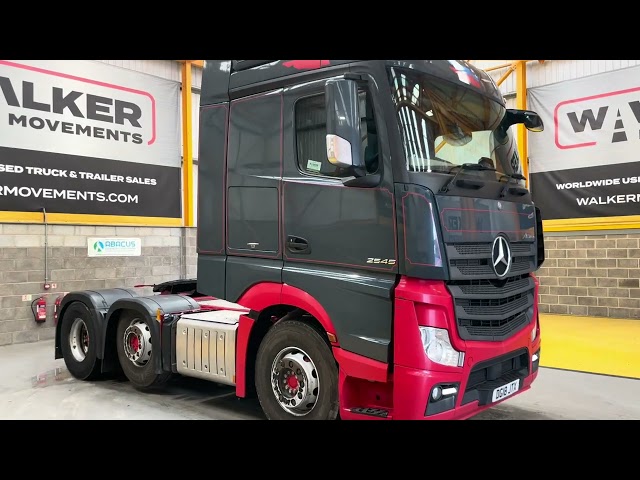 New In Stocklist: MERCEDES ACTROS 2545 STREAMSPACE *EURO 6* 6X2 TRACTOR UNIT – 2018 – DG18 JTX