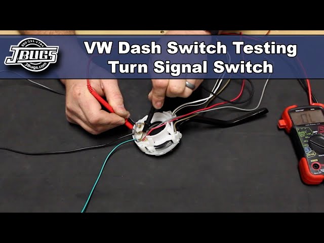 JBugs - VW Dash Switch Testing - Turn Signal Switch