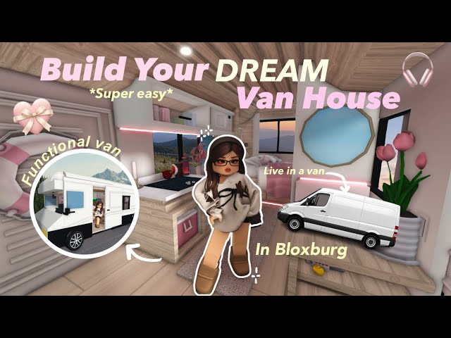 How To BUILD your Dream BLOXBURG Van House! *Super Easy* 🚘