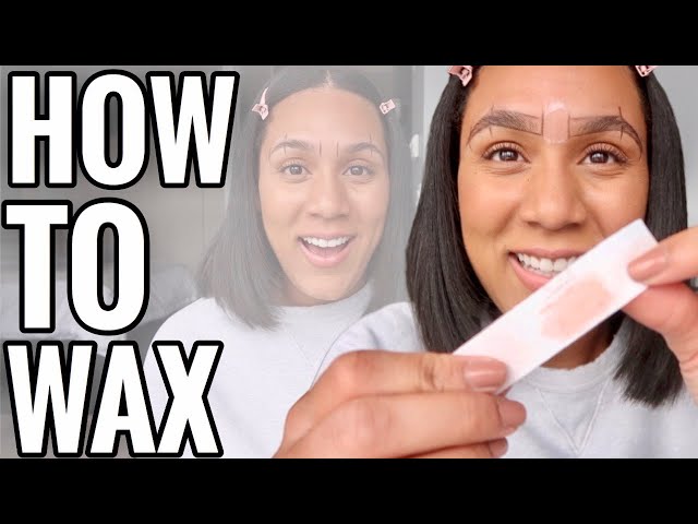 HOW TO WAX YOUR EYEBROWS FROM HOME 2020 | BECOME A PRO BY THE END OF THIS VIDEO!