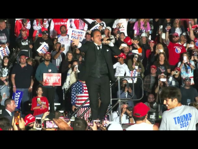 America The Beautiful - Christopher Macchio - Trump Rally - Buttler, PA 10/05/24 4K HDR