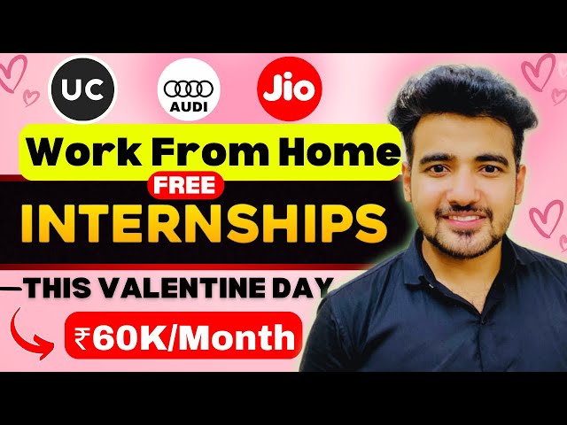 Reliance Jio Free Internship | Audi Internship | Work From Home Internships for Students & Graduates