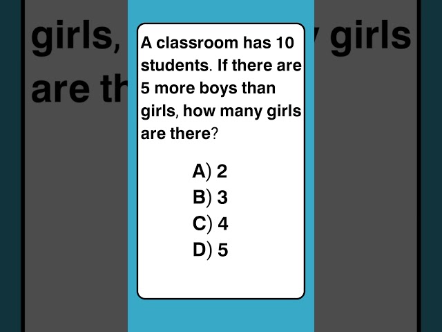 Can You Solve This Classroom Puzzle? 🎓📚