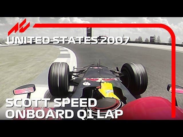 F1 2007 Indianapolis | Scott Speed Onboard | #assettocorsa