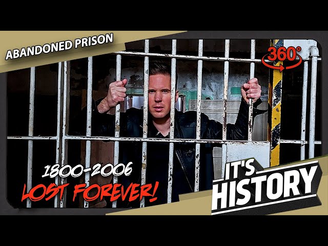 Exploring a Huge Abandoned Prison in 360° (Cell found intact) - IT'S HISTORY