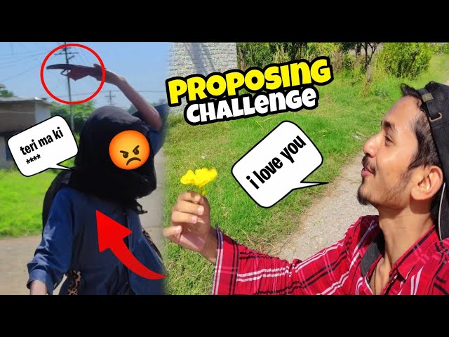 Proposing Challenge | Larki Ghusa Hogayi😡 | Episode 7