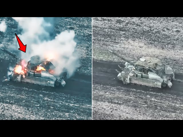 Winter offensive was the end of Russia! Russian tanks destroyed in epic fashion