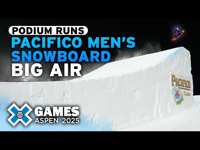 Pacifico Men’s Snowboard Big Air: Top 3 Medal Runs | X Games Aspen 2025