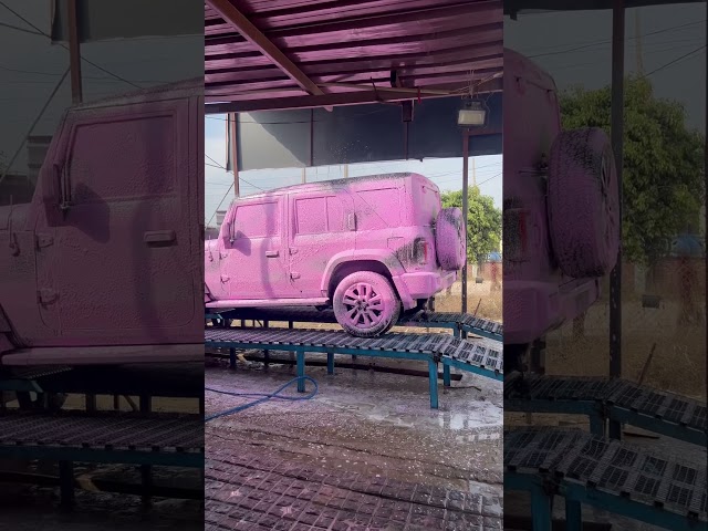 Touchless Wash #tharroxx #thar #thar4x4 #zirakpur #pb65status